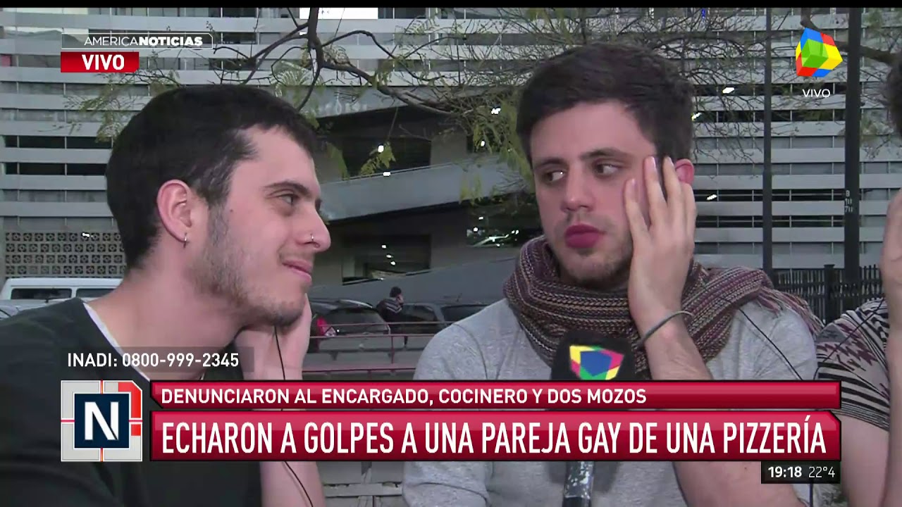 echan a pareja gay de pizzeria