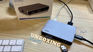 Vlog and Unboxing the CalDigit SOHO Dock