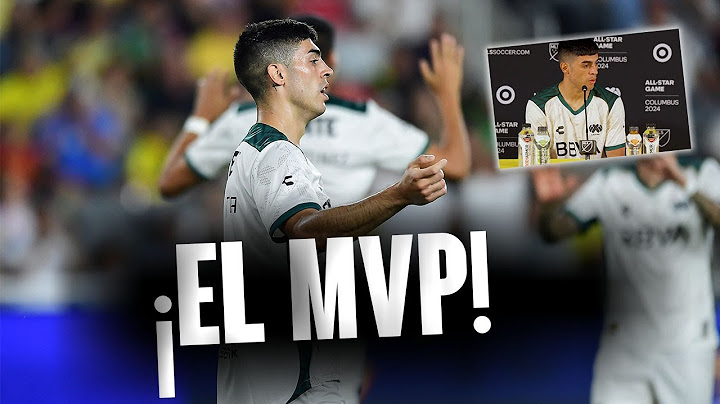 La reacción de Juan Brunetta al ser el MVP del Juego de Estrellas Liga MX vs MLS