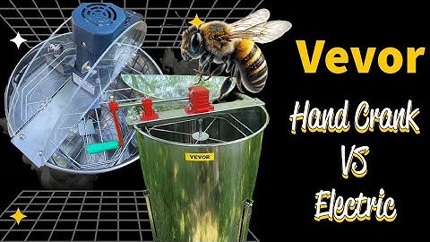 Vevor Manual Extractor VS Electric Extractor ! Which one is better for beginner beekeepers? #vevor