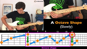 GUITAR MAGIC OCTAVE SHAPES for memorizing notes! (Tutorial)