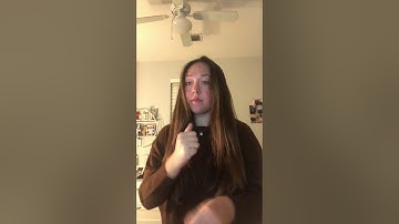ASL New Years Resolution Interpretation Video