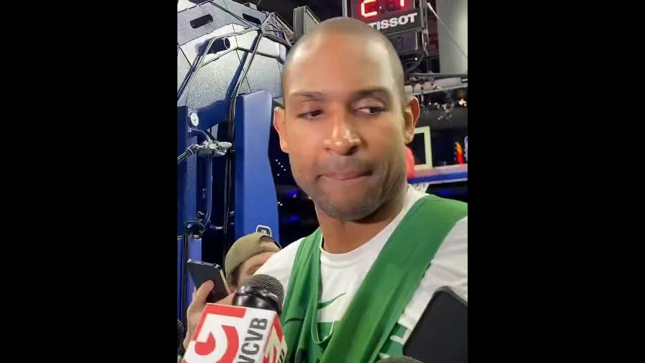 Bang, bang, baby: 'Elite' Al Horford, Celtics laugh back after his shooting  ability was questioned - The Athletic