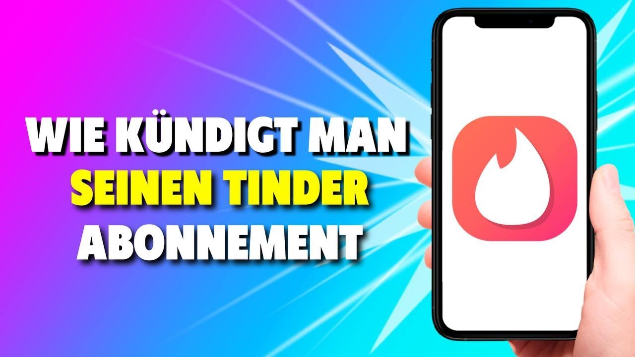 Wie man In Der Tinder App Das Abonnement Kündigt *EASY* - YouTube