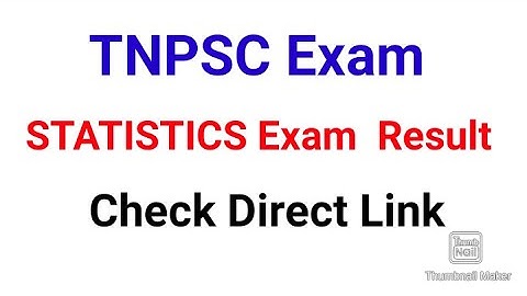 Tnpsc exam/tnpsc STATISTICS exam Result direct check  links/STATISTICS exam Result check/Tnpsc exams