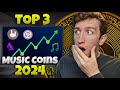 Top 3 music crypto altcoins for 2024