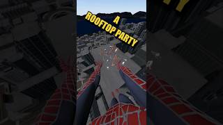 Spider-Man VR ROOFTOP PARTY 🥳🥳#vr #virtualreality #spiderman #gaming