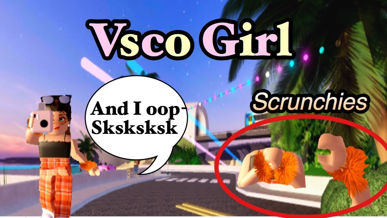 Vsco Girl Back To School How To Get Scrunchie In Royale High Youtube - roblox scrunchies