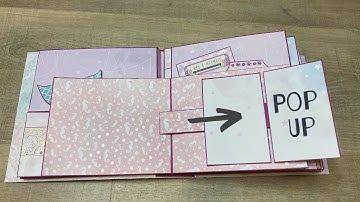 Scrapbook Pop Up Page | Mechanism where photo unfolds