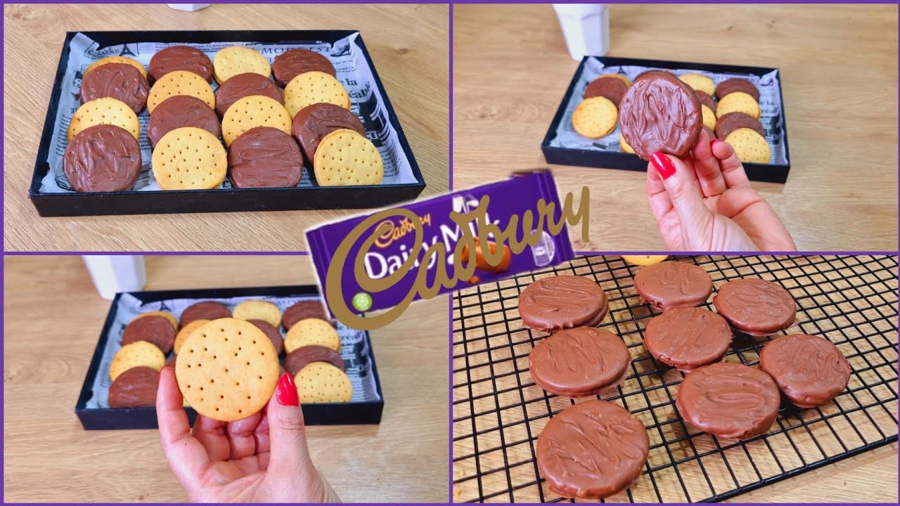 بعد المقاطعةإعملوه فى البيت بسكويت كادبورى شوكو ديلايت  ٦٥ بسكويته بكوبايتين دقيق‼️ أحلى من الجاهز