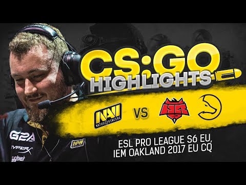 CSGO Highlights: NAVI vs LDLC, HellRaisers @ ESL Pro League S6 EU, IEM Oakland 2017 ECQ