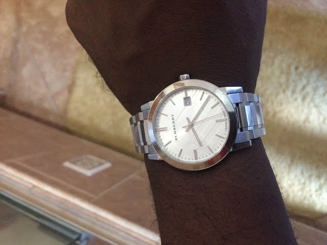 New Weekly Pick Up 38mm Burberry Watch - YouTube