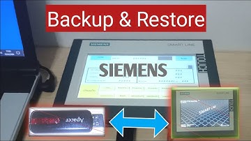 backup and restore HMI  " SIEMENS SMART LINE "