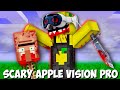 Never USE THIS SCARY APPLE VISION PRO in Minecraft ! DEADLY CHALLENGE !