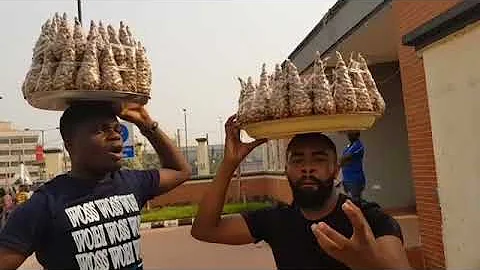 Woli Arole tells you the difference between epa and groundnut featuring Asiri Comedy on the street