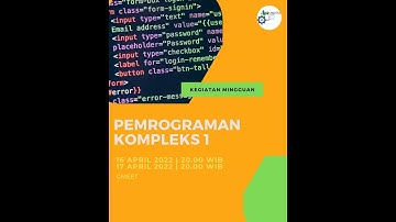 Pertemuan Mingguan Klub Robotika 2022  - 8 : Pemrograman Kompleks