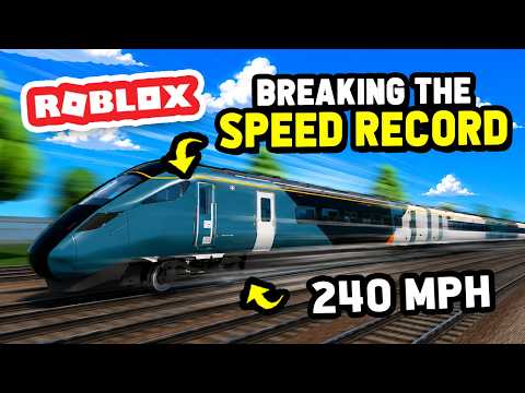 Breaking The SPEED RECORD In Roblox British Railway
