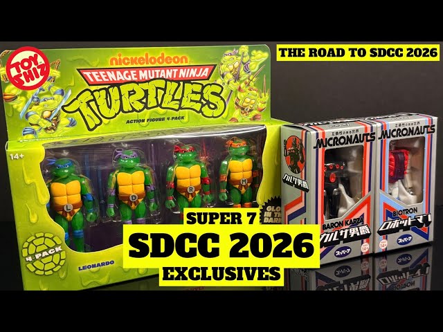 2026 SDCC TMNT & MICRONAUTS EXCLUSIVES | ReACTION+ | Super 7 - YouTube