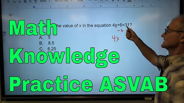 ASVAB Mathematical Knowledge Practice Test 2025 #asvab