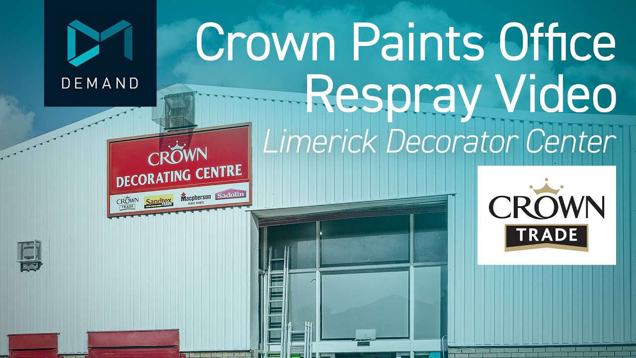 Airless paint sprayer video Crown Decorating Centre, Limerick YouTube