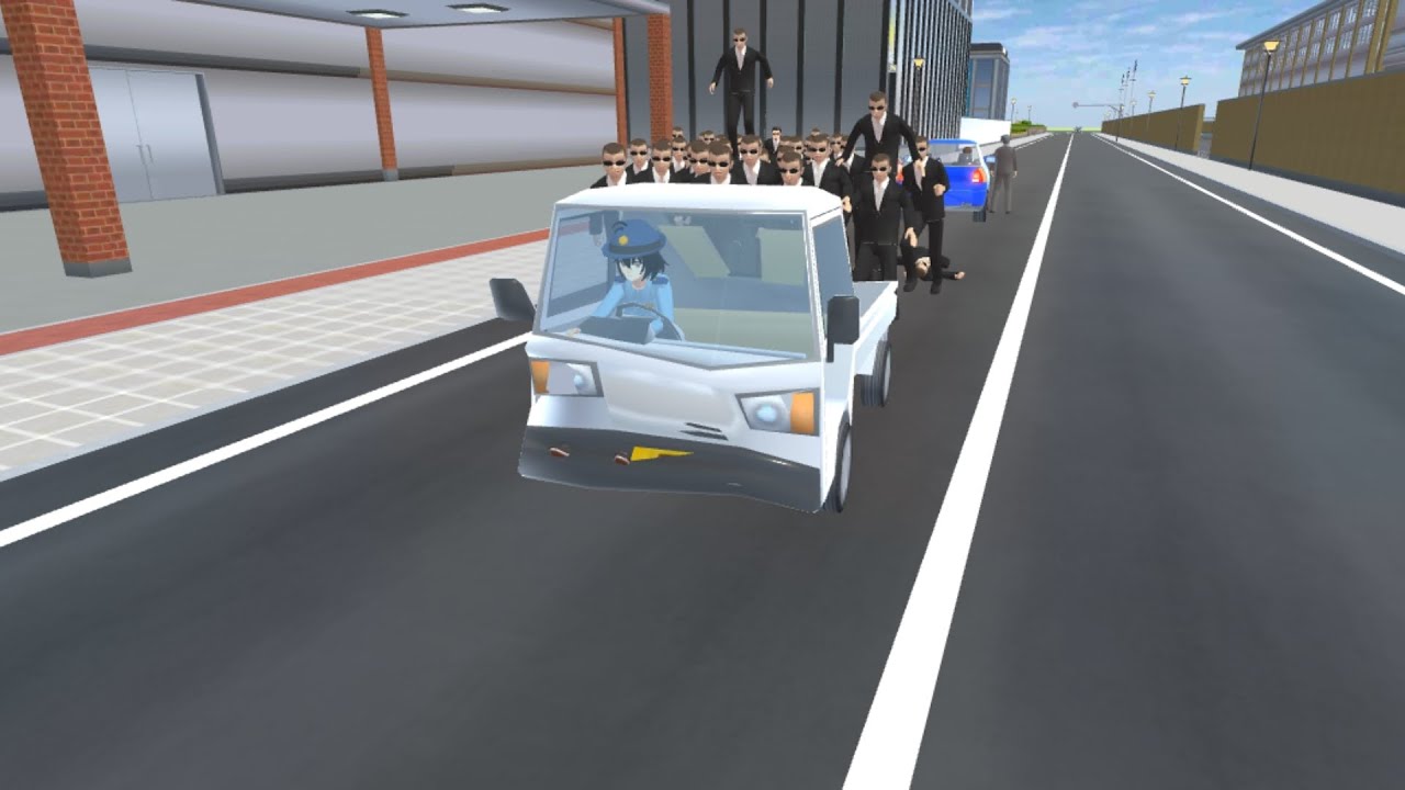 How to play police Rina Tamaki 👮🚓🚔 defeat yakuza || sakura school simulator