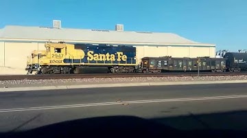 GP39-2: Enjoy the sights and sounds of this beautiful Ex-Santa Fe engine, BNSF 2947