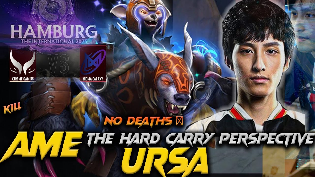 🔥 AME - URSA : XTREME GAMING VS NIGMA GALAXY THE INTERNATIONAL 2025 DOTA 2 - Gameplay 7.39d 9 0 9 🔥