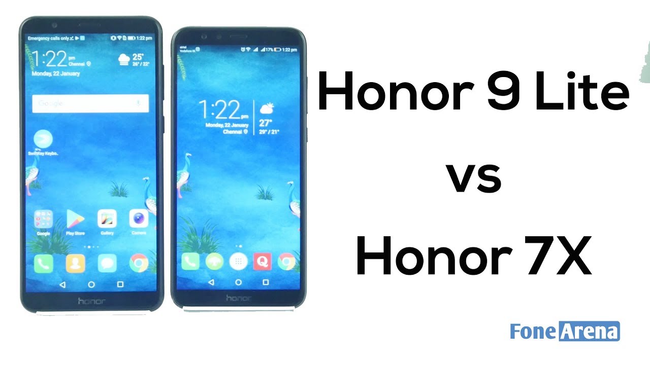 Huawei honor 7x vs 9 lite