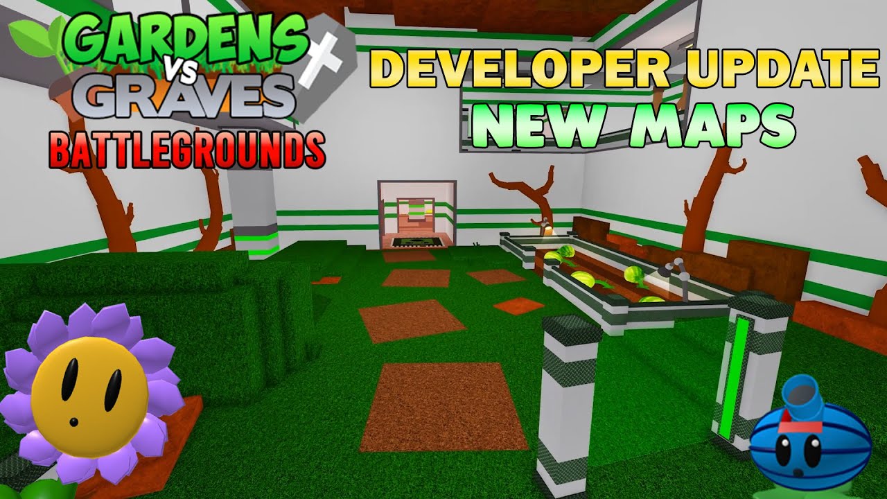 Roblox Gardens vs Graves Battlegrounds Map Update [Developer Update
