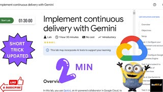 Implement continuous delivery with Gemini|| #quicklabs #quickstart #arcadegames #solutions #Gemini