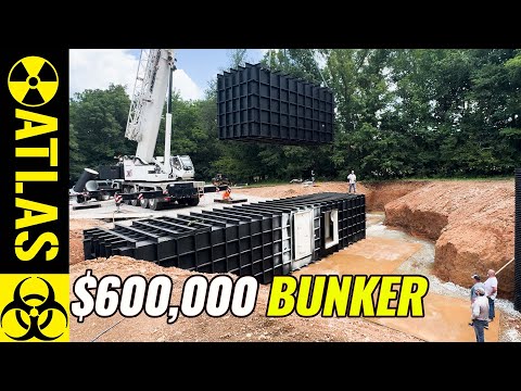 MASSIVE 600 000 Survival Shelter Install Caught On Camera 