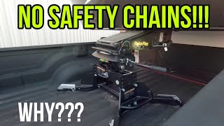 Why NO SAFETY CHAINS on fifth wheel RVs!