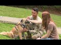 Connecticut U.S. Army soldier reunites with dog from overseas