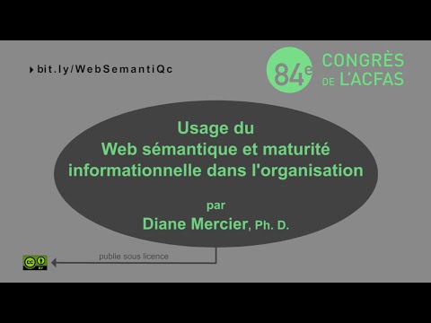 Usage du Web sémantique et maturité informationnelle