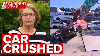 Council accidentally crushes woman's car | A Current Affair