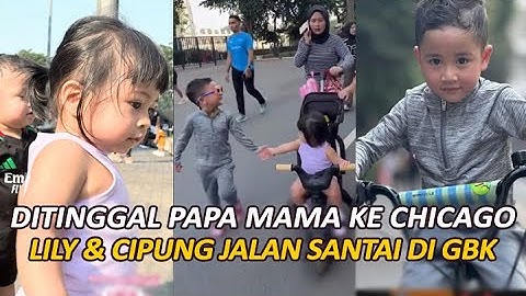 SO CUTE...‼️ RAYYANZA TOOK CARE OF LILY FOR A DAY ON A RELAXED WALK AT GBK WITHOUT PAPA RAFFI AND...