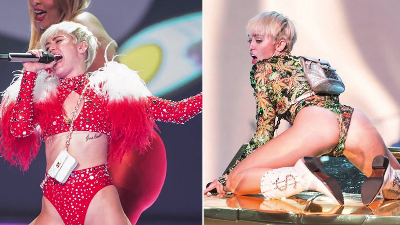 Miley Cyrus has pulled a lot of stunts on her Bangerz Tour but this one may...