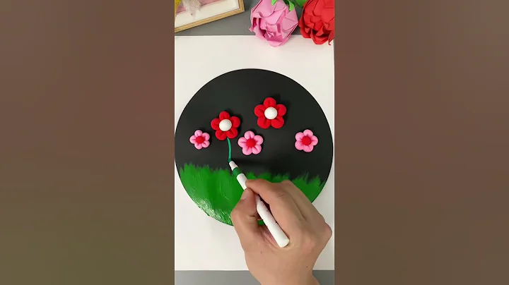 更換的牙刷不要扔，和孩子來畫春天主題兒童畫吧！#親子手工 #創意美術 - 天天要聞
