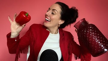 ASMR | 1 Hour Fast Tapping on Red Items 🍎 | No Talking | 30 Red Triggers