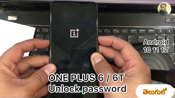 How To Hard Reset OnePlus 6 Bypass Screen Lock Factory Reset by Recovery Mode HussainInfoTechTelugu