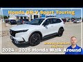 2024  2025 honda crv sport touring hybrid standard features walkaround