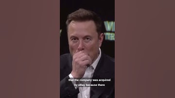 "Without selling PayPal, SpaceX & Tesla would not exist!" - Elon Musk, Vivatech