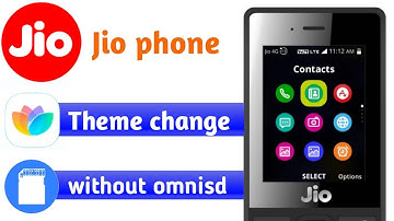 jio phone theme change without omnisd #jiophone #online setting