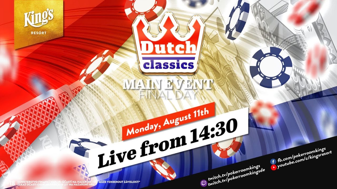 🏆 Final Day of €250 Dutch Classics Main Event live from King's 👑