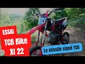 Essai dirt bike pit bike le missile xf 22 de chez tcb bike  lessai config190 daytona anima