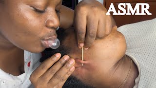 ASMR✨Tooth-picking Your Dirty Ear Lobe Plus Soft Whispers  screenshot 4