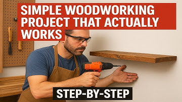 Simple Woodworking Project That Actually Works — Build a Rustic Floating Shelf Step by Step