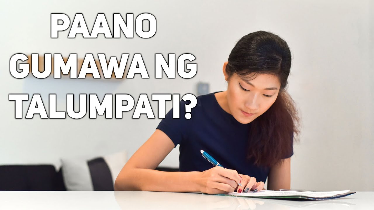 Tamang Paggawa Ng Talumpati