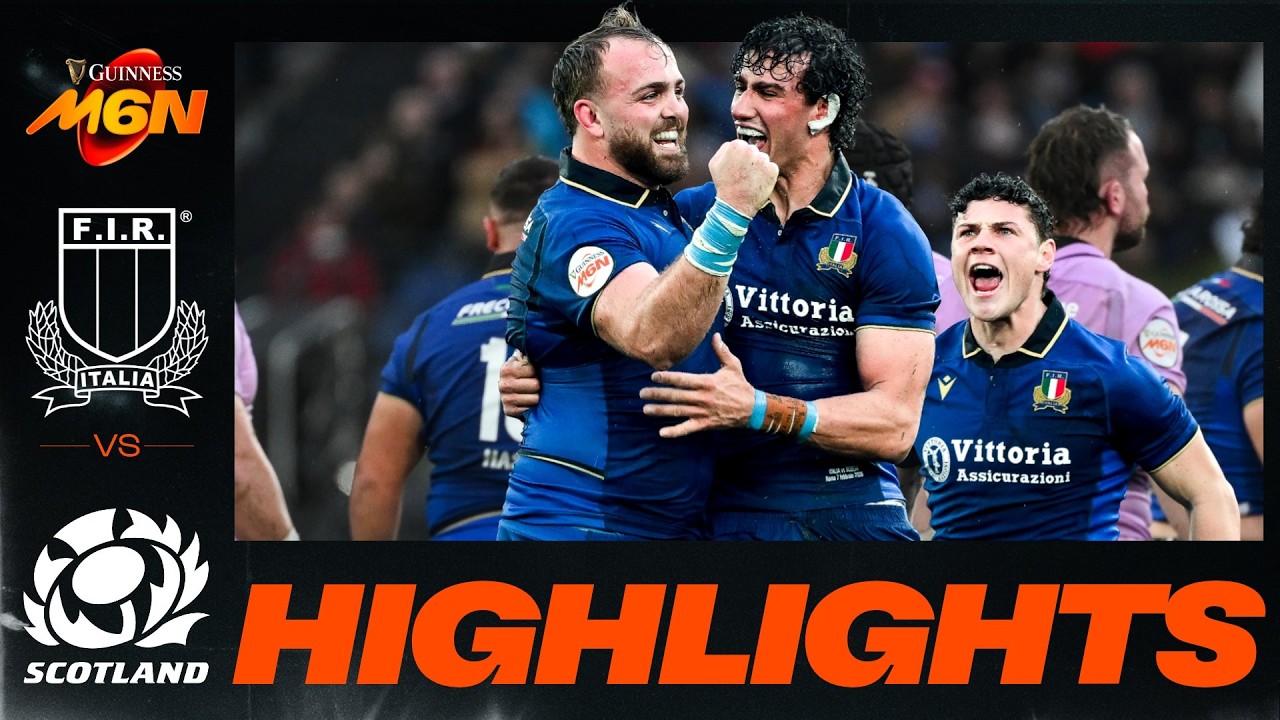 HIGHLIGHTS | Italy v Scotland | A brutal battle and an opening weekend win in Rome!