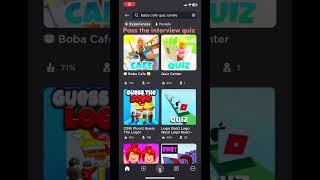 How to get a job at boba cafe in Roblox #roblox #fyp #trending #shorts #boba